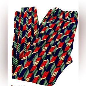 LulaRoe chevron style leggings